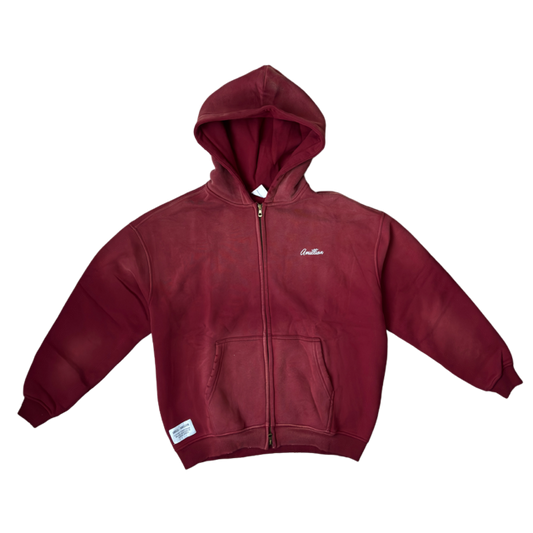 Double zip hoodie