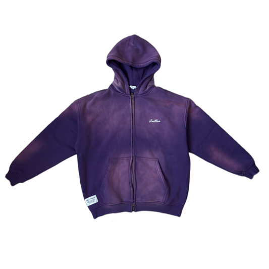 Double zip hoodie